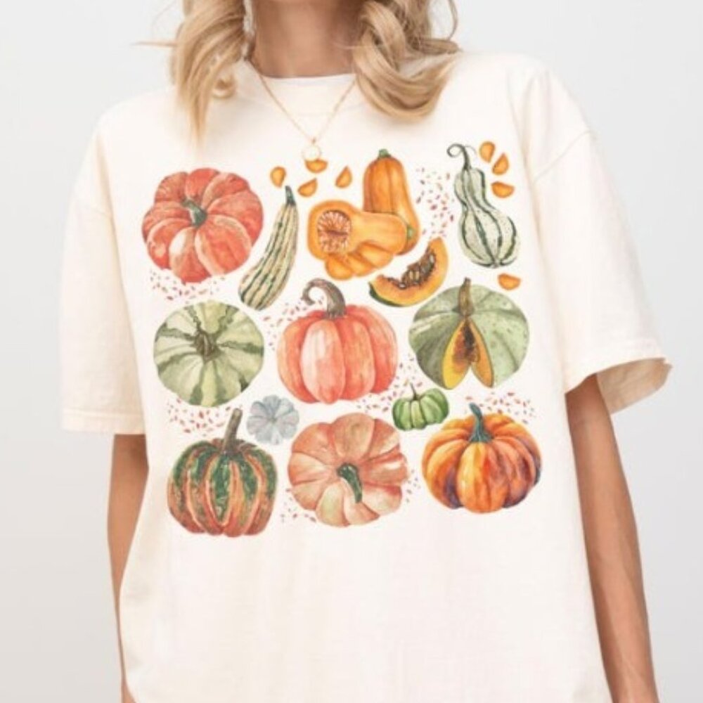 Botanical Fruit Shirt, Cottagecore Vegan Shirt, Garden Vegetable Shirt